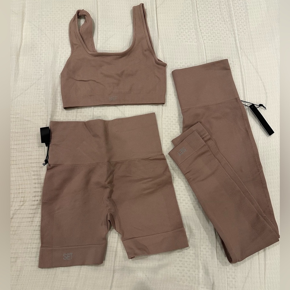 Set active legging, bras, basics in ballet